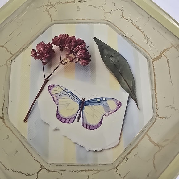 vintage 6.5 Inch Resin Trinket Tray MIDWEST OF CANNON FALLS Mid Century - Picture 4 of 11